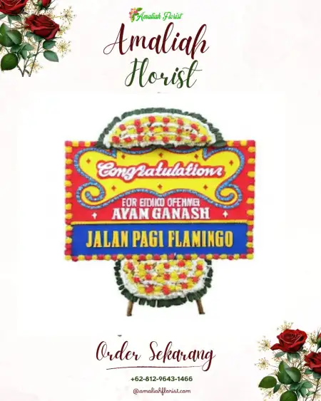 Sewa Papan Bunga Bangga