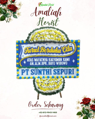 Papan Bunga Duka di Bangga